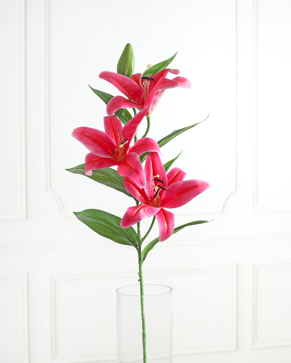 Artificial Real Touch Lily - Dark Pink