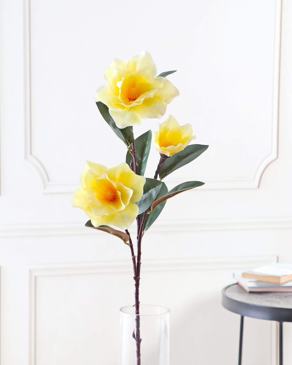 Artificial Real Touch Magnolia - Yellow