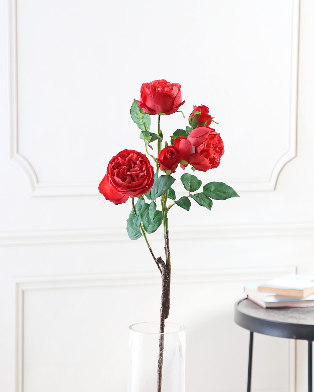 Artificial Camellia Rose Flower - Red