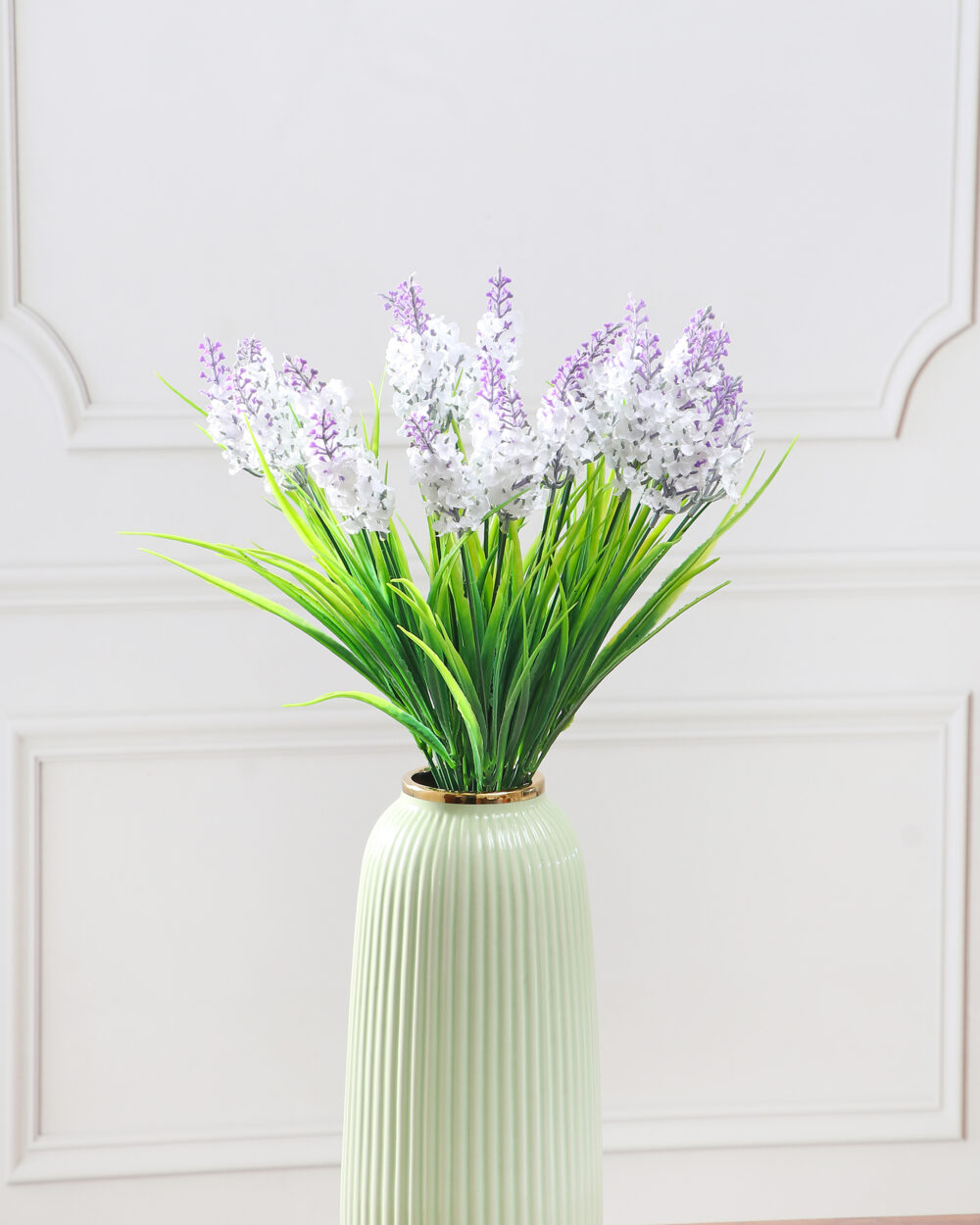 Artificial Lilac Flower Bunch - White