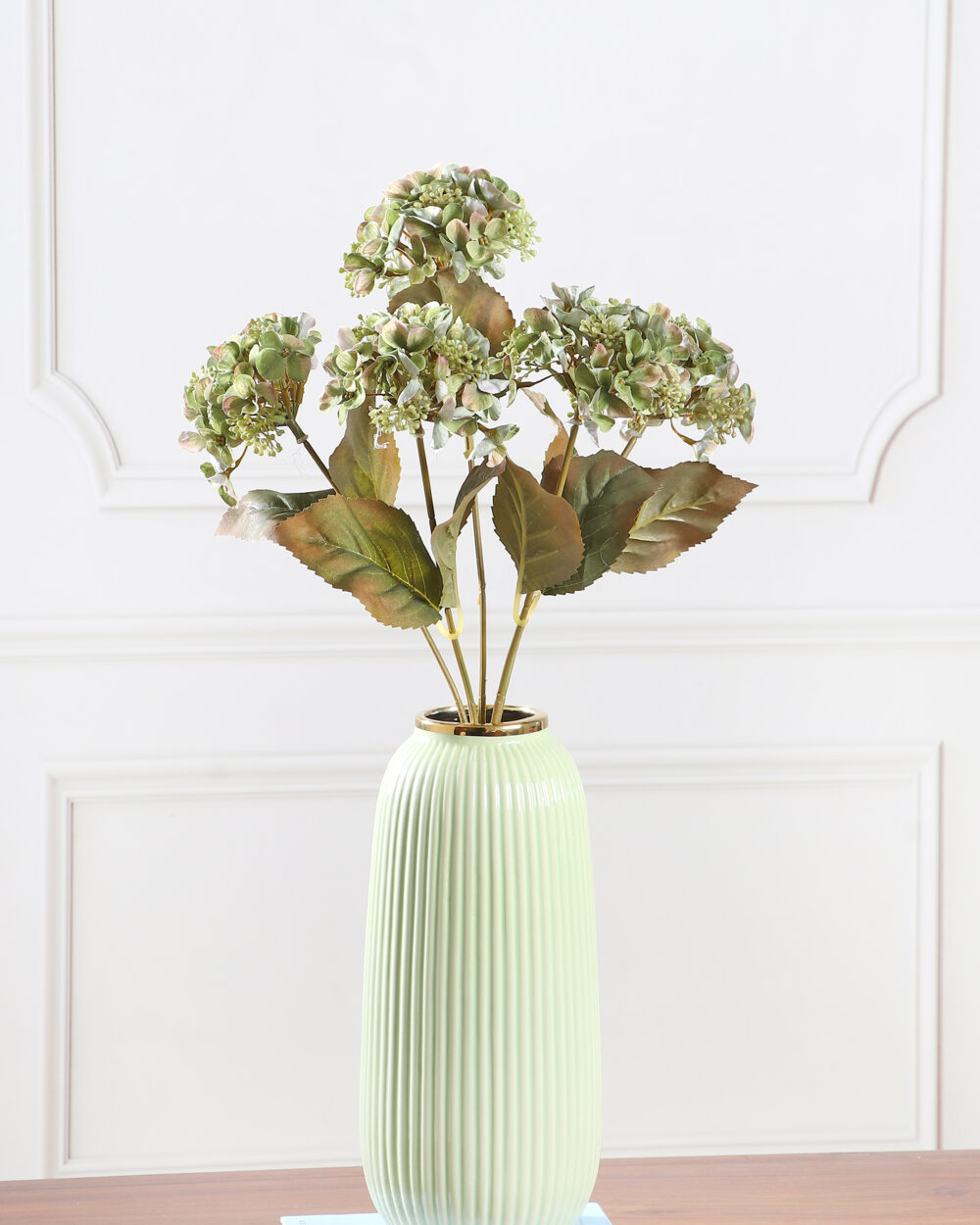 Artificial Autumn Syringa Flower Bunch - Green
