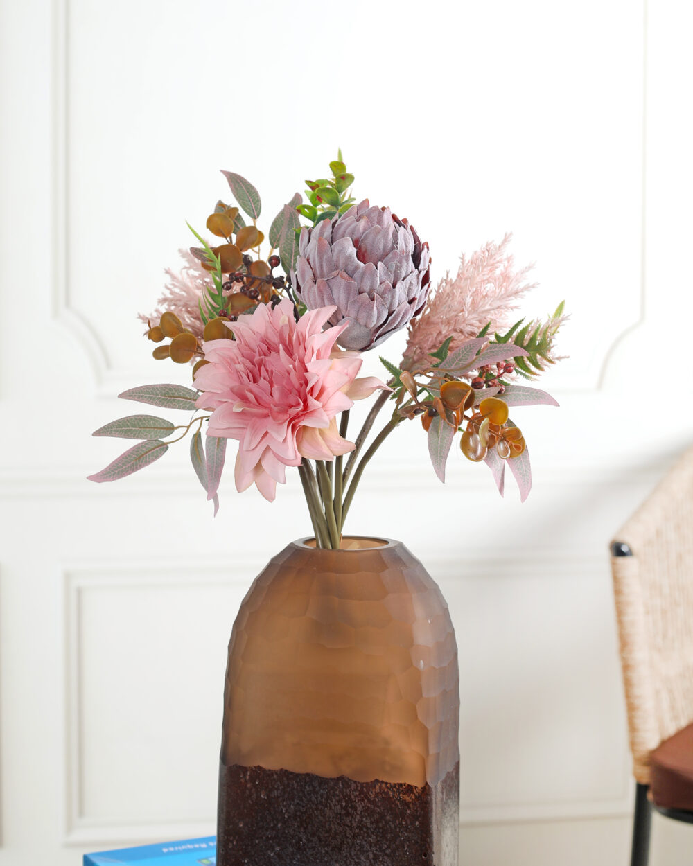 Artificial Bridal Floral Bouquet - Pink