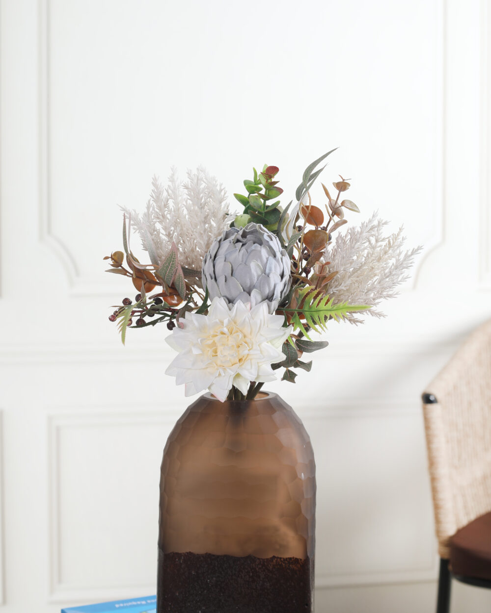 Artificial Bridal Floral Bouquet - White