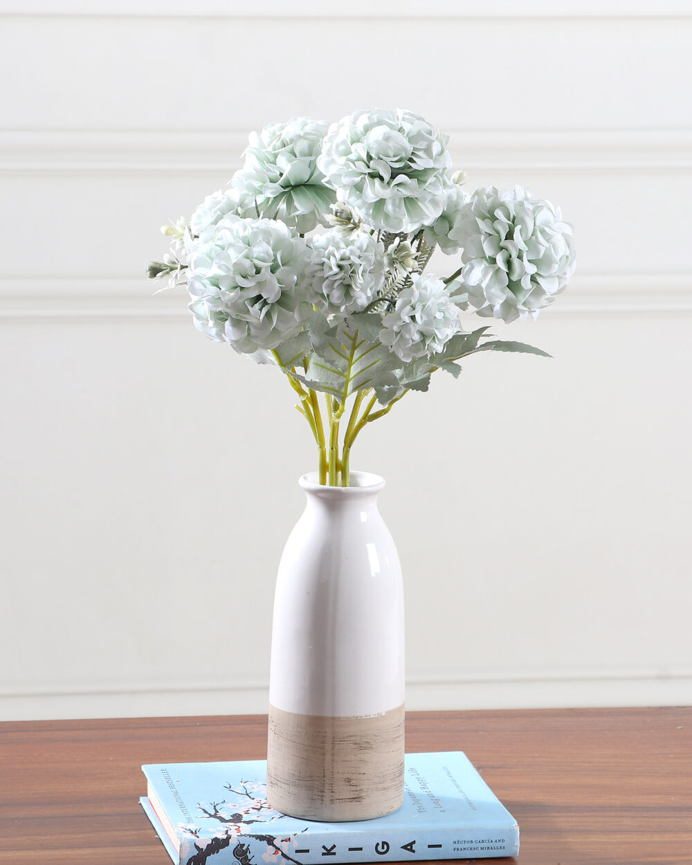Artificial Chrysanthemum Flower Bunch - Blue