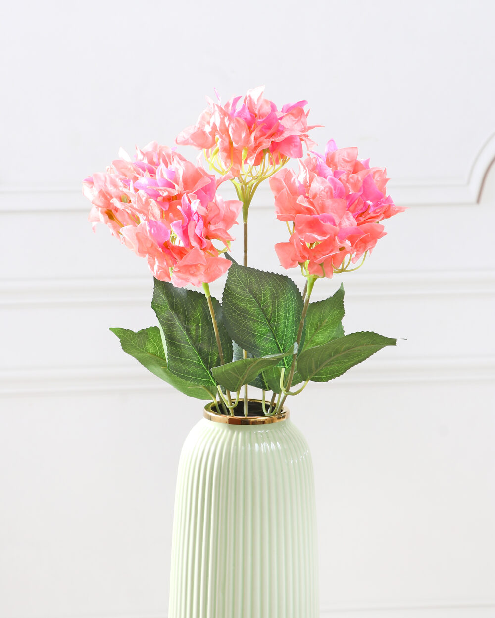 Artificial Bougainvilea Flower Bunch - Peach