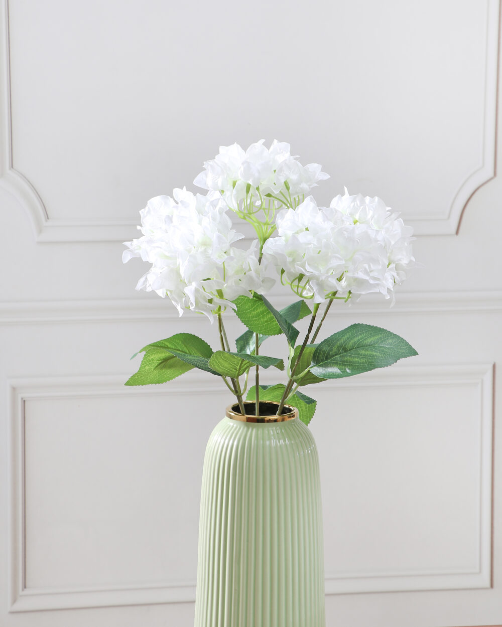 Artificial Bougainvilea Flower Bunch - White