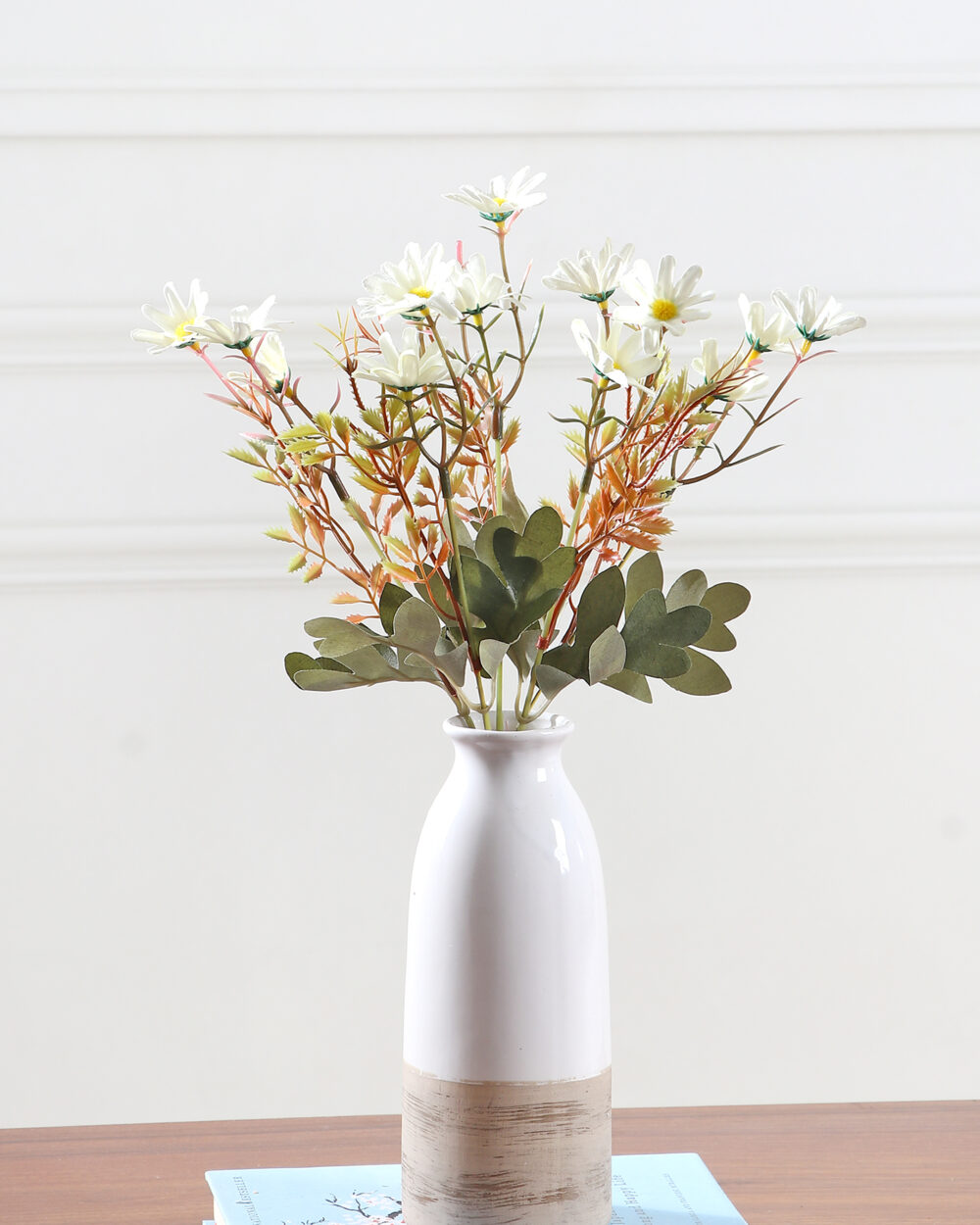 Artificial Daisy Flower Bunch - White