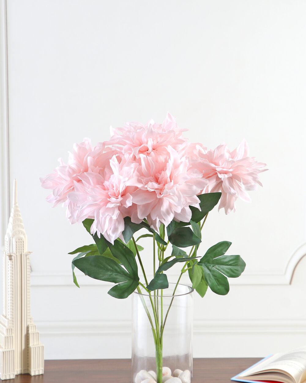 Artificial Dahlia Bunch - Light Pink