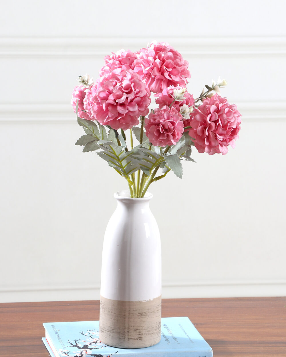 Artificial Chrysanthemum Flower Bunch - Pink
