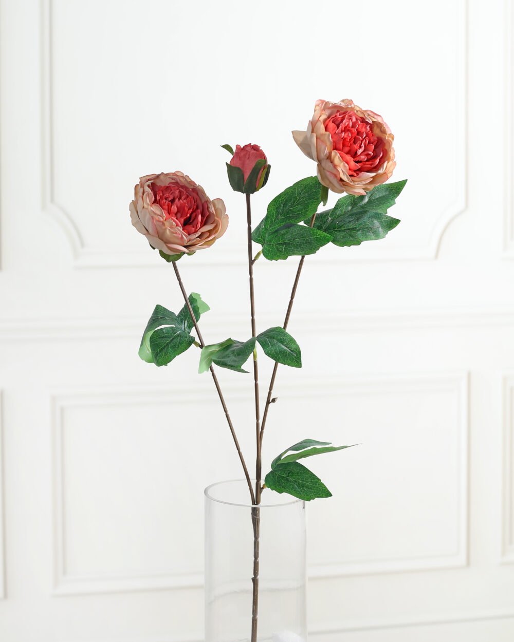 Artificial Peony Flower Stem - Pink