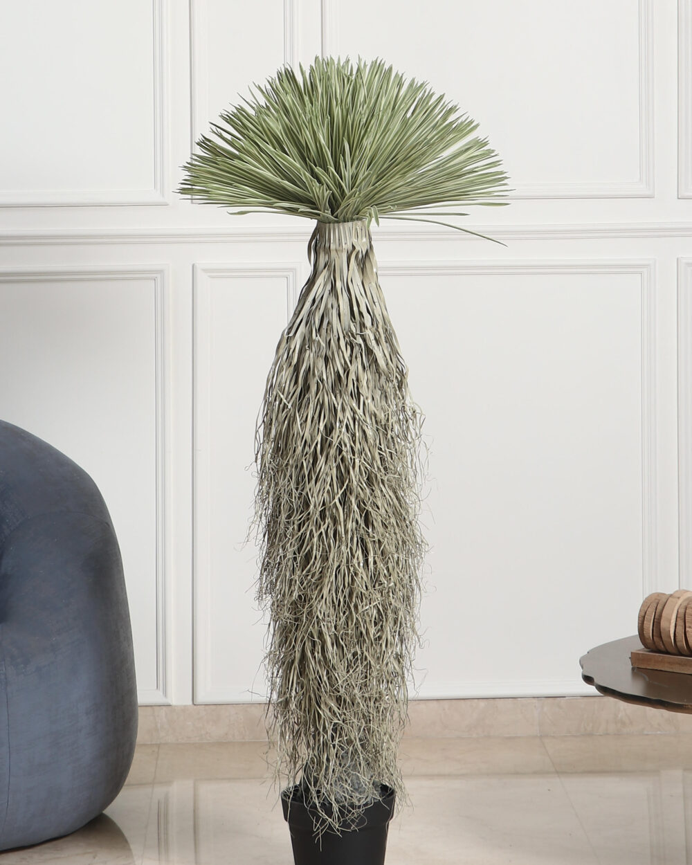 Artificial Luxe Real Touch Yucca Rostrata Plant With Pot - 5 Feet