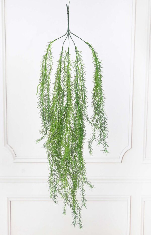 Artificial Asparagus Sprengeri Hanging Creeper Bush - Green, 110 cm