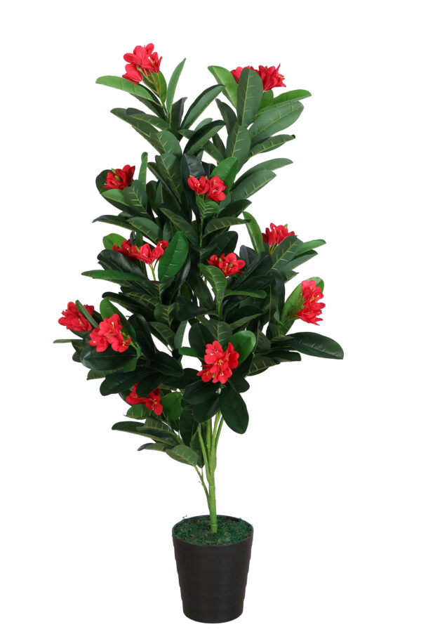 Artificial Frangipani Plant - 5 Feet, PINK - Image 4