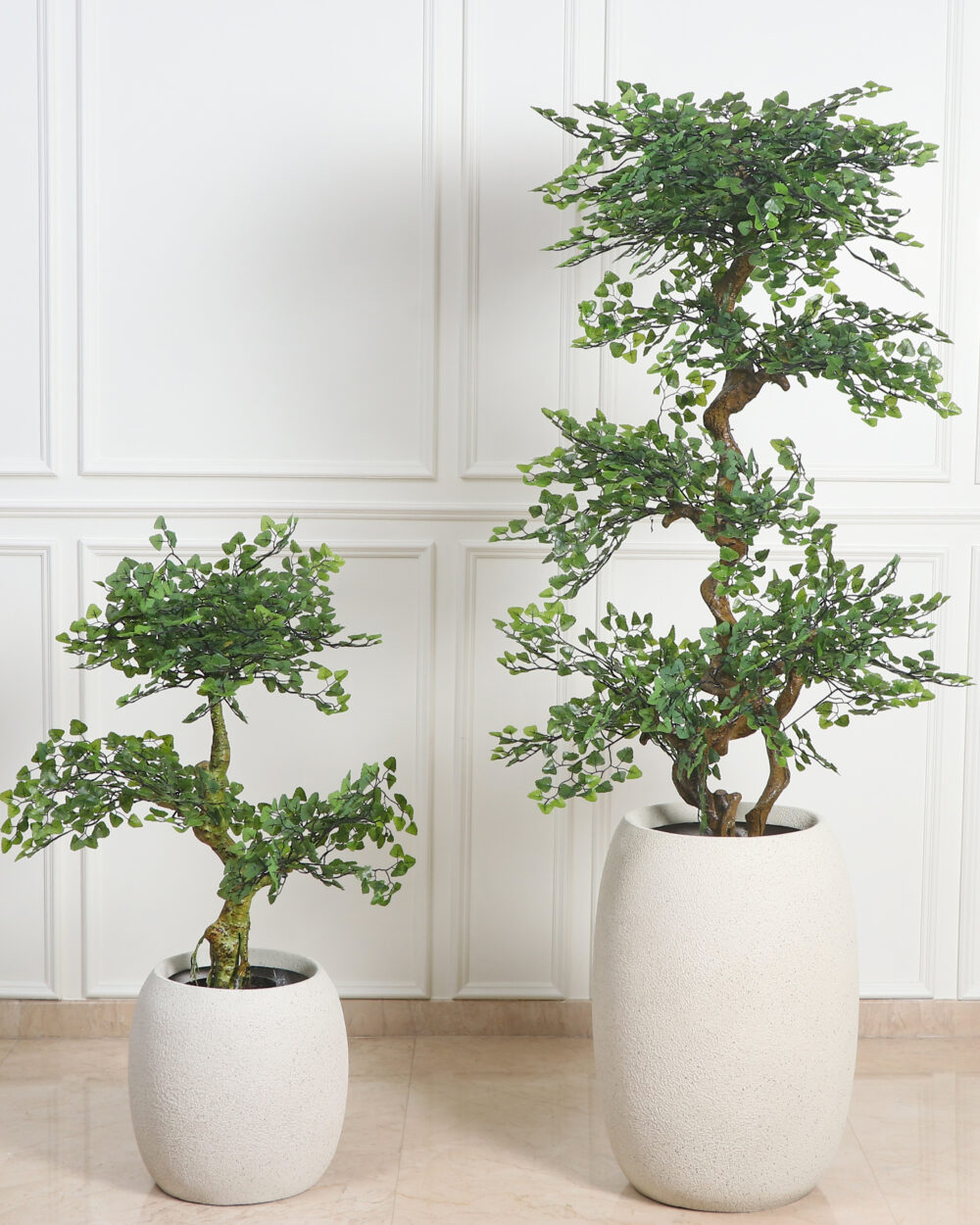 Artificial  Maiden Hair Bonsai Plant In FRP Planter