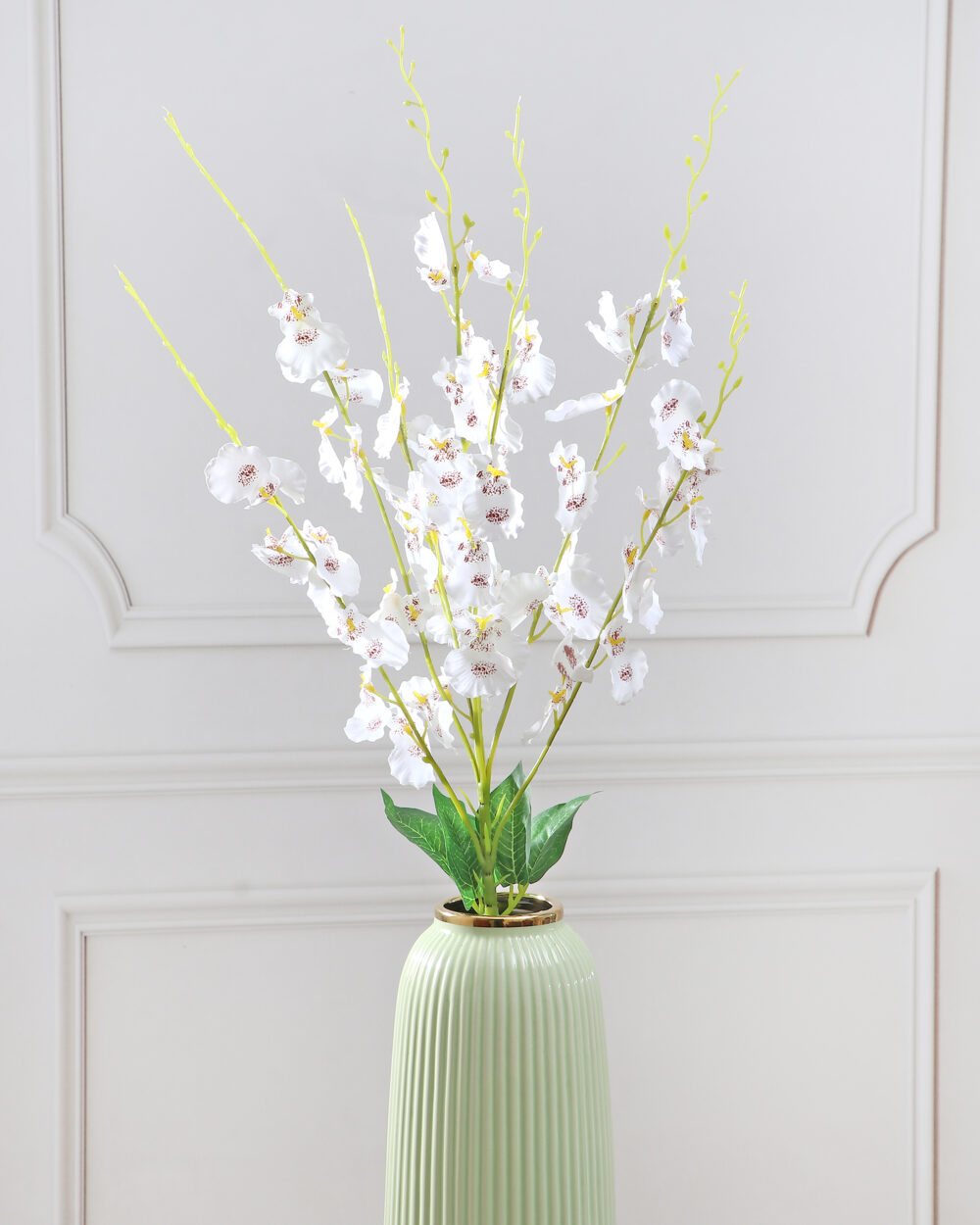 Artificial Orchid Flower White by Fourwalls