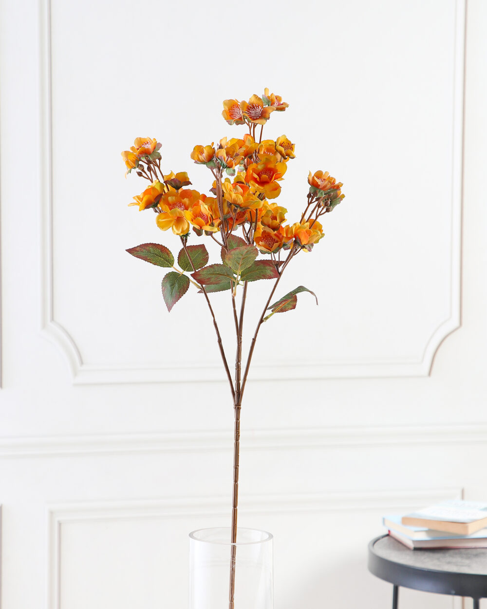 Artificial Fabric Flower Stem Yellow – 79 cm By Fourwalls