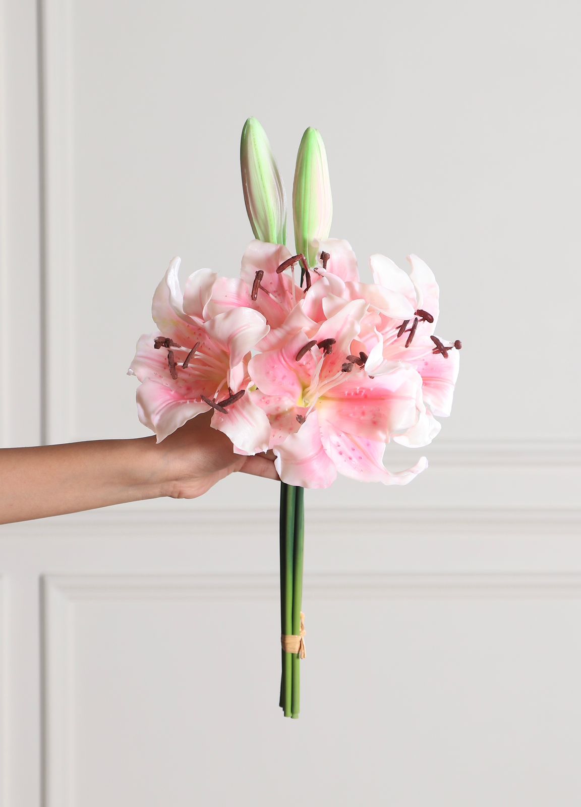 Artificial Real Touch Lily - Pink By Fourwalls