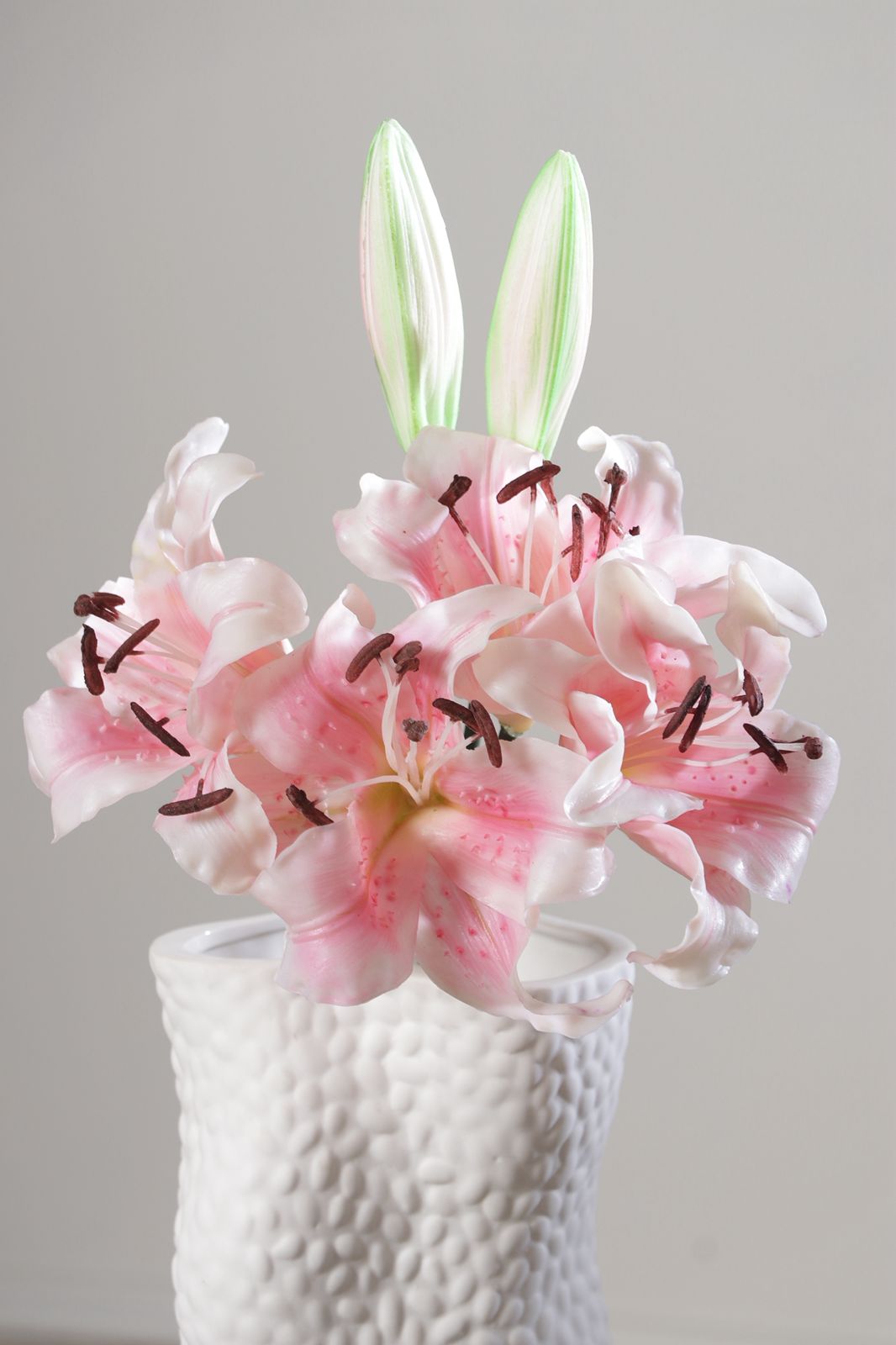 Artificial Real Touch Lily - Pink By Fourwalls - Image 2