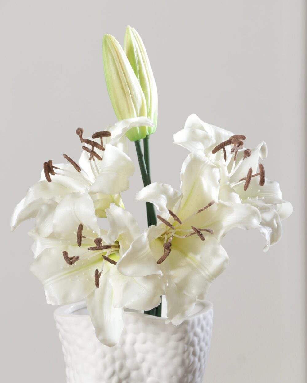 Artificial Real Touch Lily - White By Fourwalls