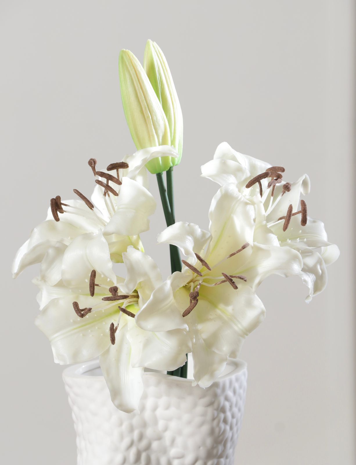 Artificial Real Touch Lily - White By Fourwalls