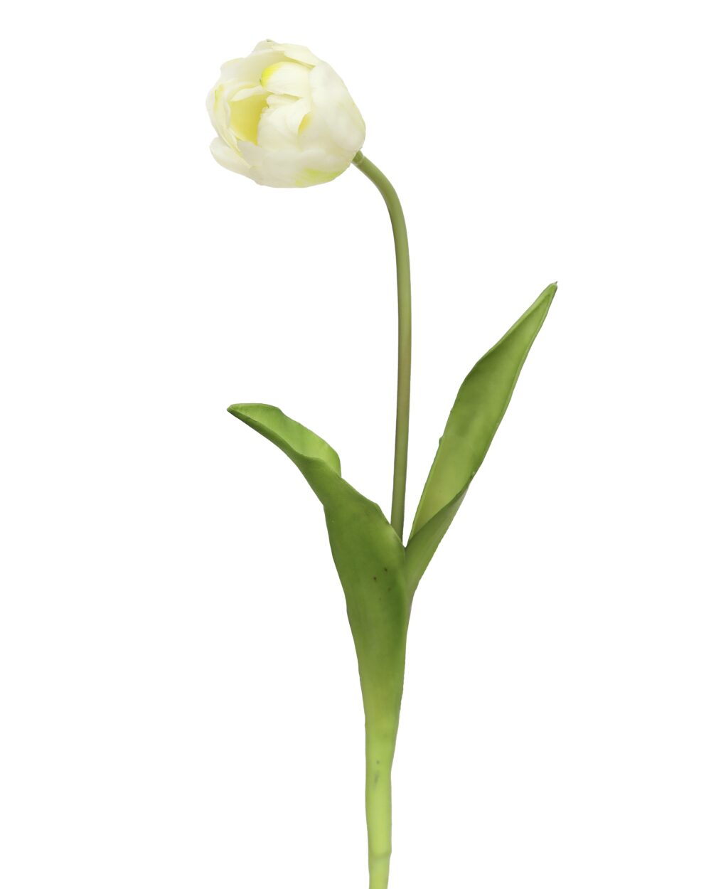Artificial Real Touch Singal Tulip Flower - White
