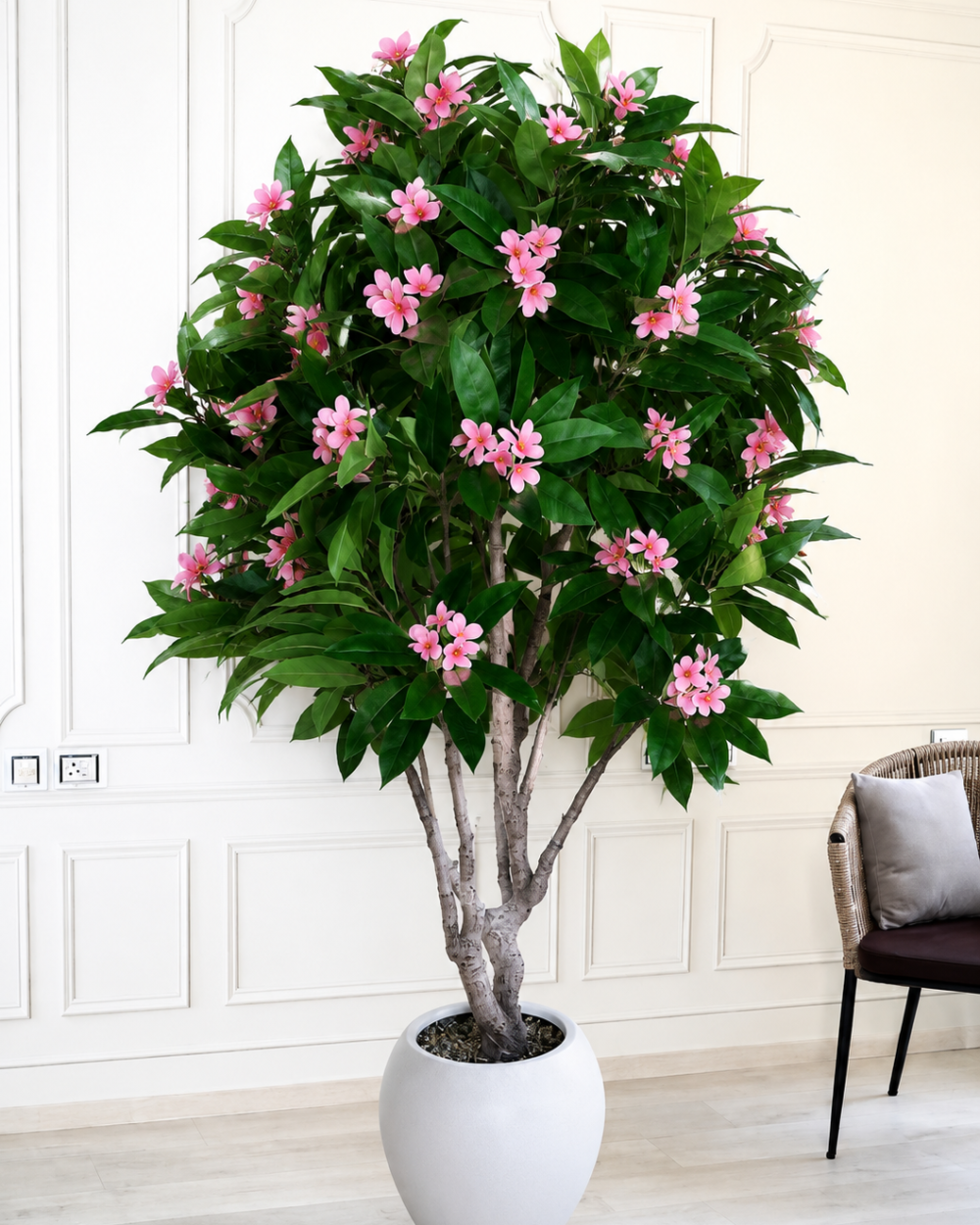 Artificial 90" Frangipani Plant In FRP Planter