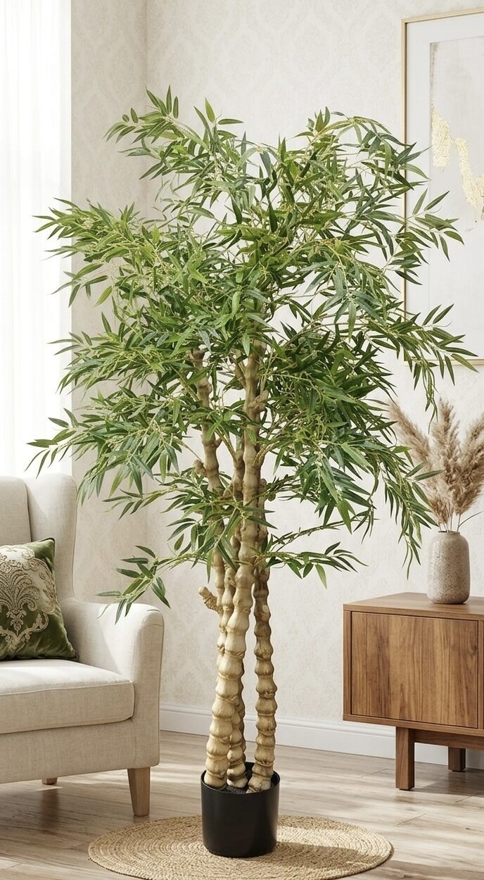 Artificial 180 CM Bamboo Plant with 4 Trunks in Pot