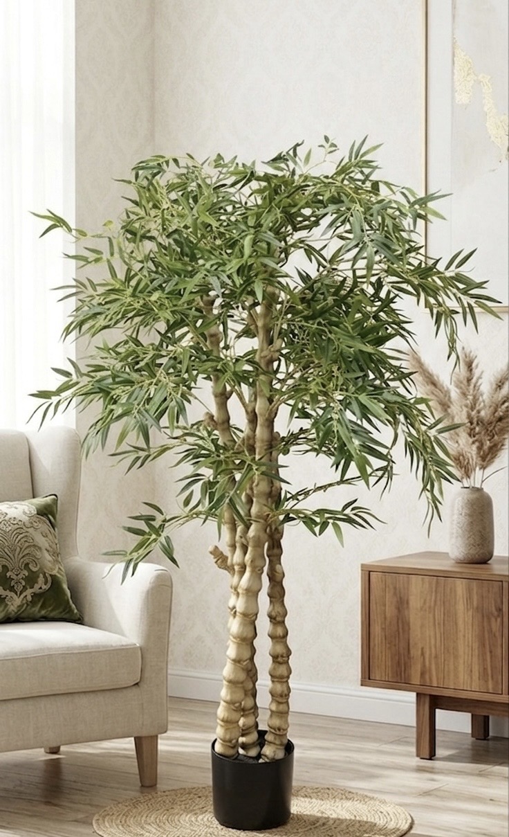 Artificial 150 CM Bamboo Plant with 4 Trunks in Pot
