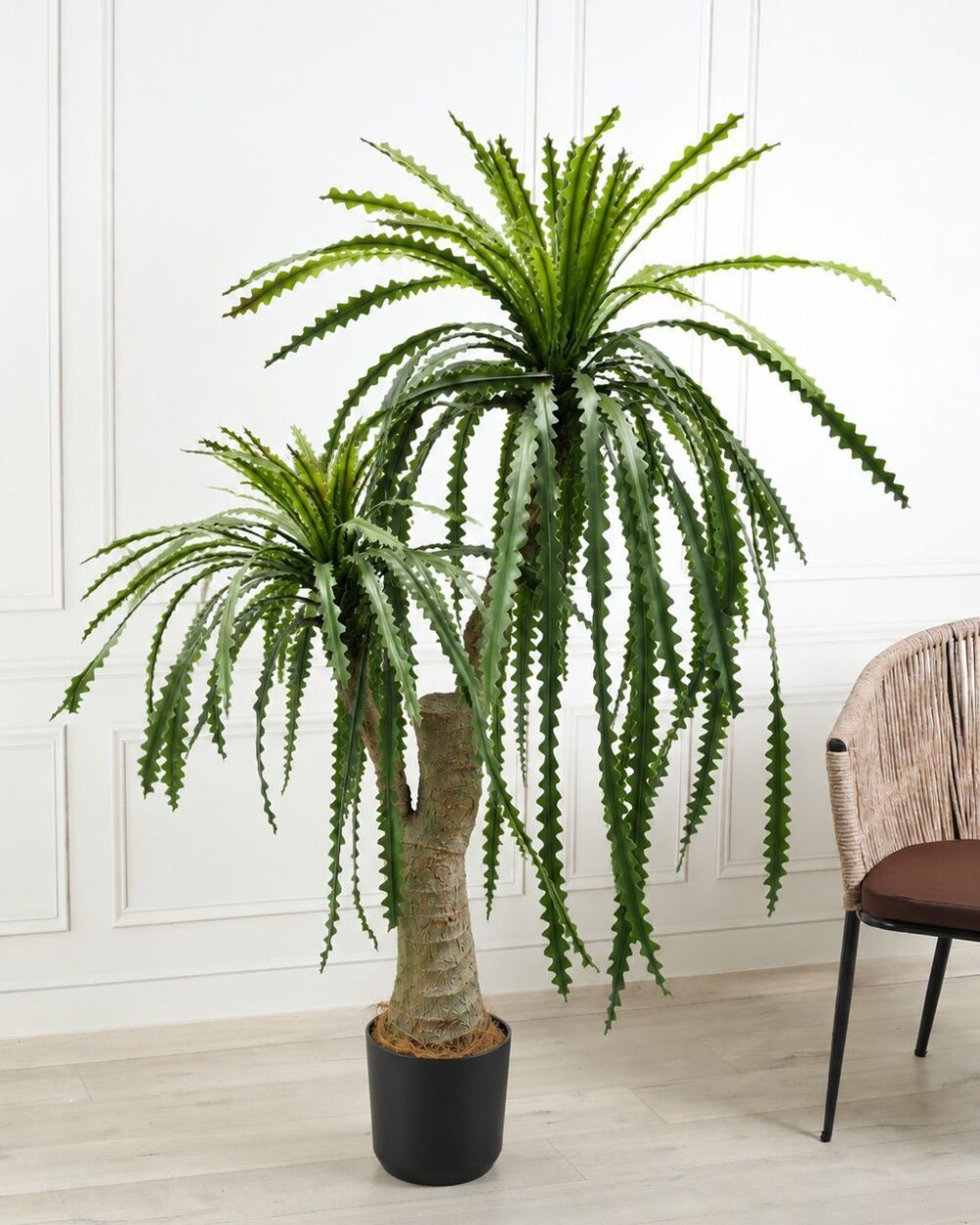 Artificial Real Touch Dragon Plant with Pot – 5 Feet