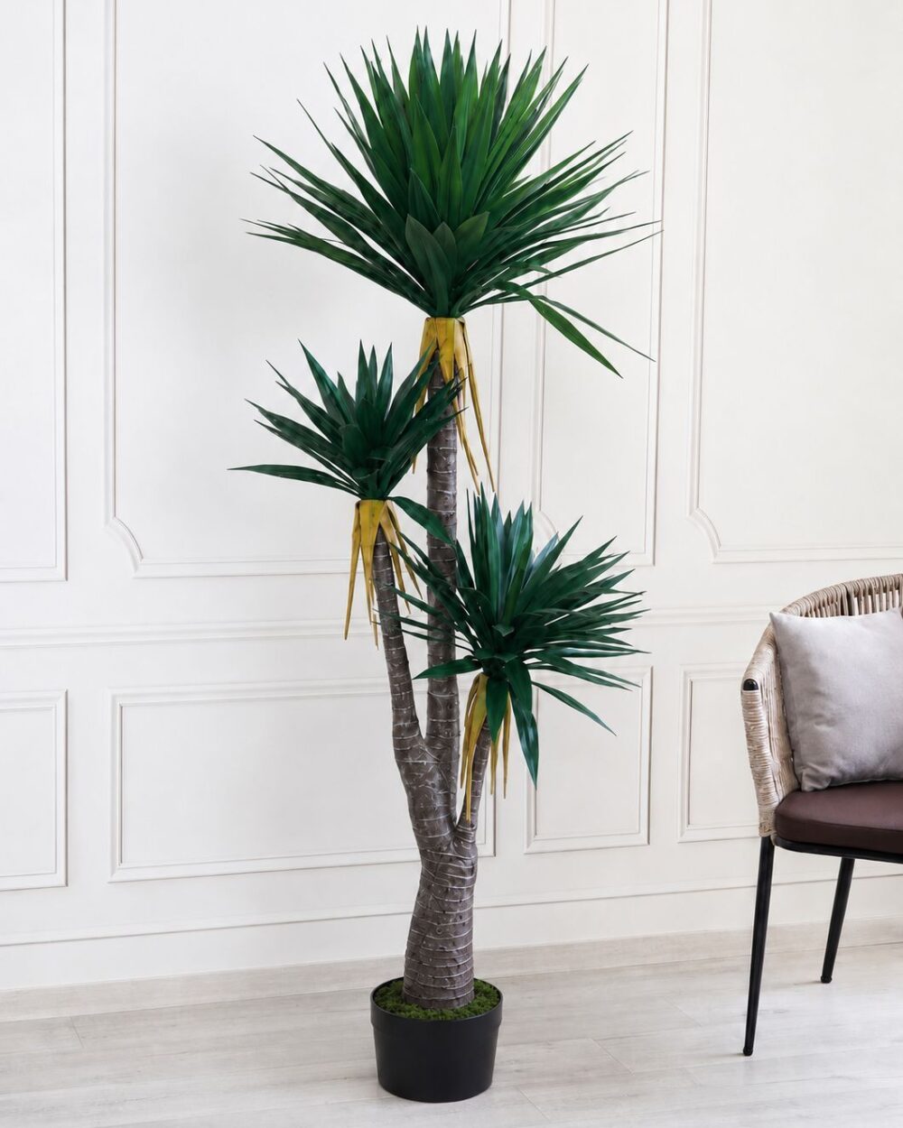 Artificial Soft Touch Yucca Plant with Pot – 200 CM Tall