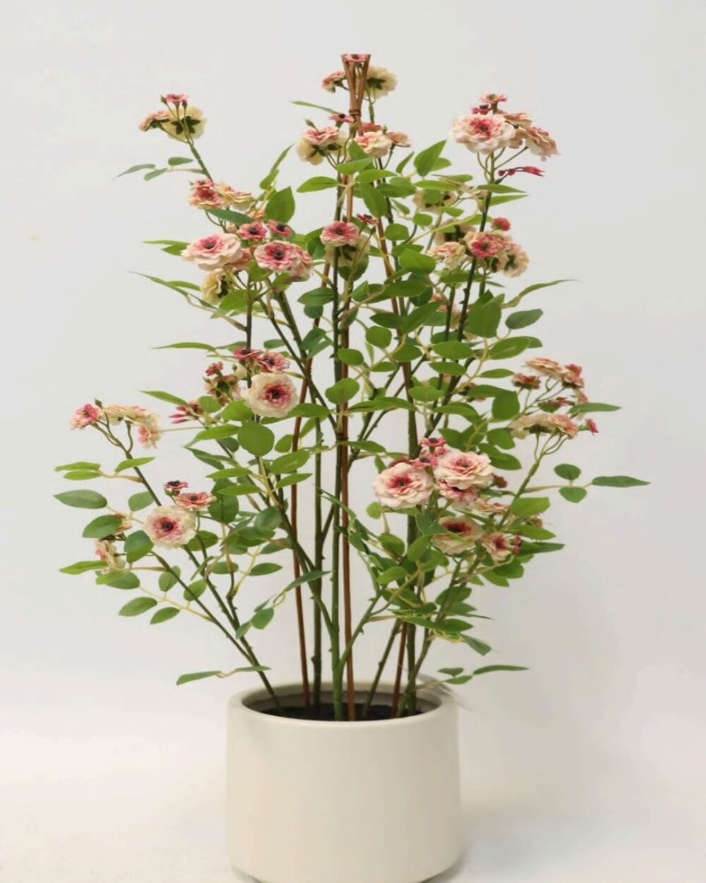 Artificial Mini Rose Plant with Pot – 88 CM Tall