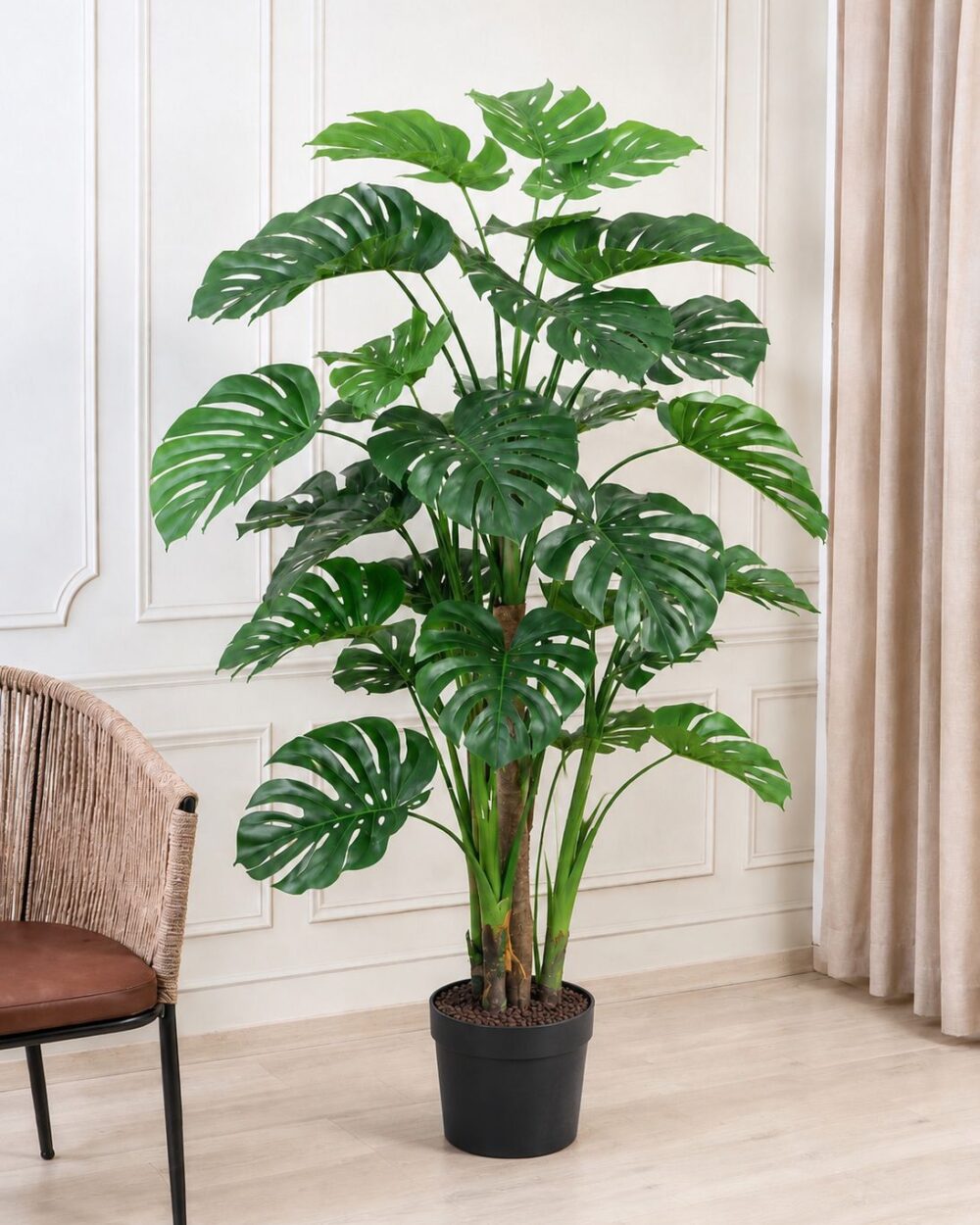 Artificial Monstera Plant WP with Pot – 6 Feet