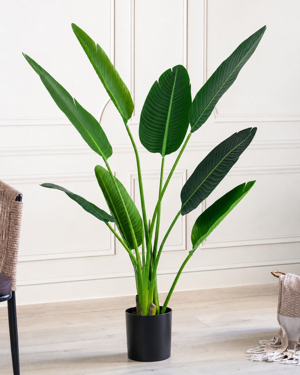 Artificial BOP Plant X 8 Leaves with Pot – 4 Feet