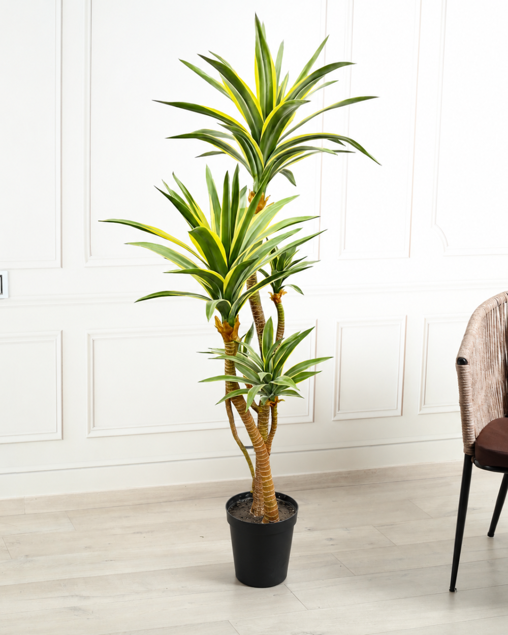 Artificial Soft Touch Decorative Plant with Pot – 160 CM Tall