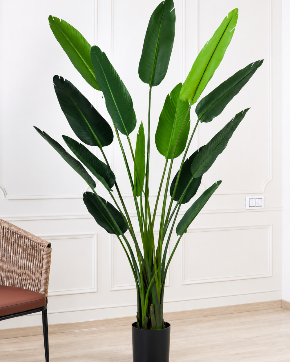 Artificial BOP Plant X13 Leaves with Pot – 7 Feet