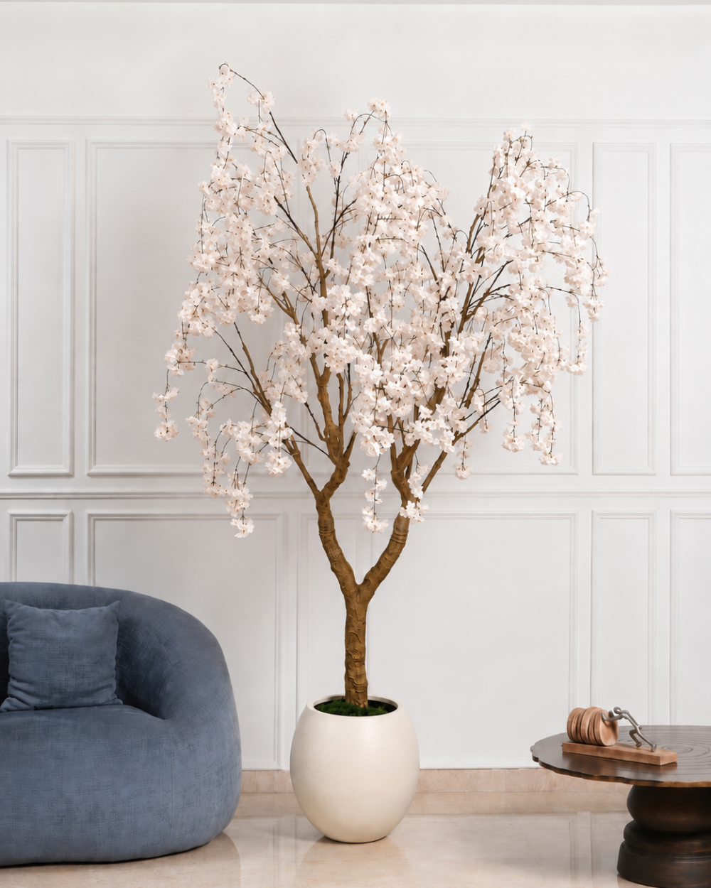 Artificial Blossom Peach Tree with Pot – 280 CM Tall