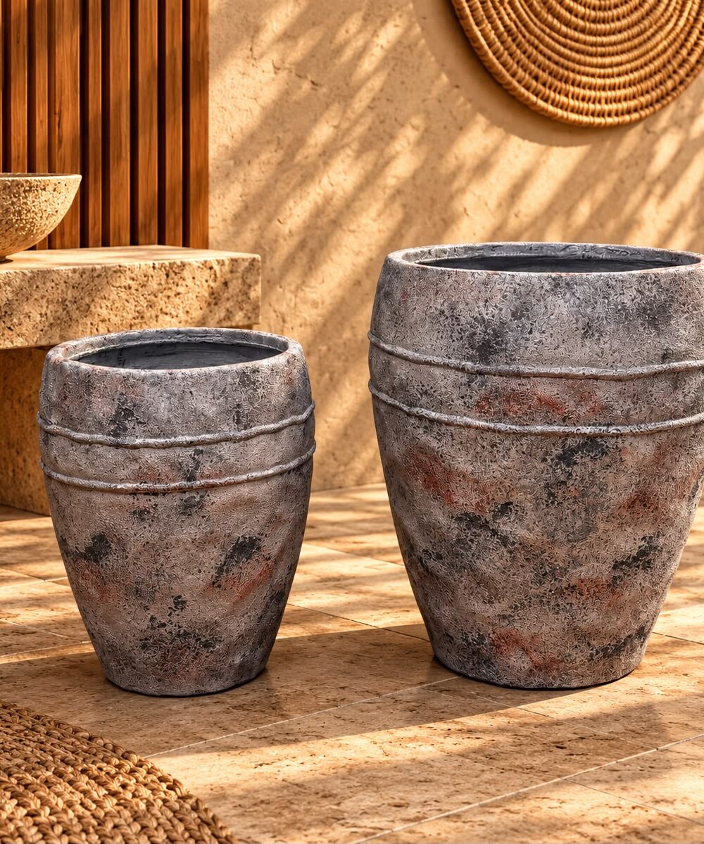 Premium Oasis Planter Set of 2 By FOURWALLS