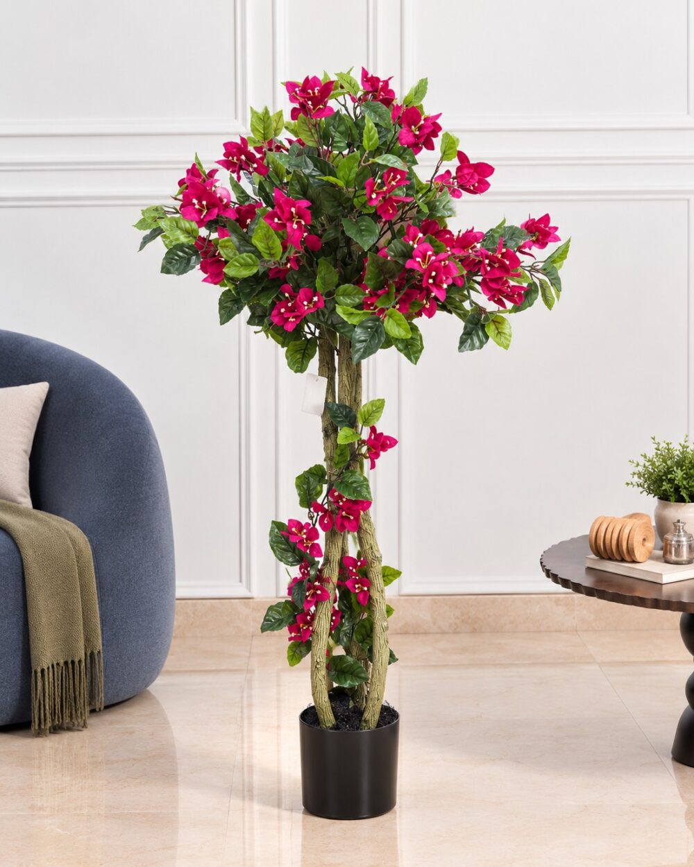 Artificial Vibrant 120 CM Bougainvillea Plant (UV-Protected) - Lilac
